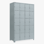 Roupeiro Aço 20 Portas / Dimensões 198x122,5x40 / Chapa 26