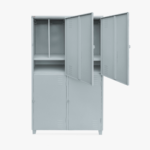 Roupeiro Aço 04 Portas Insalubre / Dimensões 198x100x40 / Chapa 26