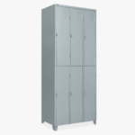 Roupeiro Aço 06 Portas / Dimensões 198x92,5x40 / Chapa 26