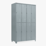 Roupeiro Aço 08 Portas Grandes / Dimensões 198x122,5x40 / Chapa 26